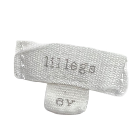 Lil legs boys ribbed sz 6y white short sleeve tee casual classic neutral fun - Picture 3 of 6